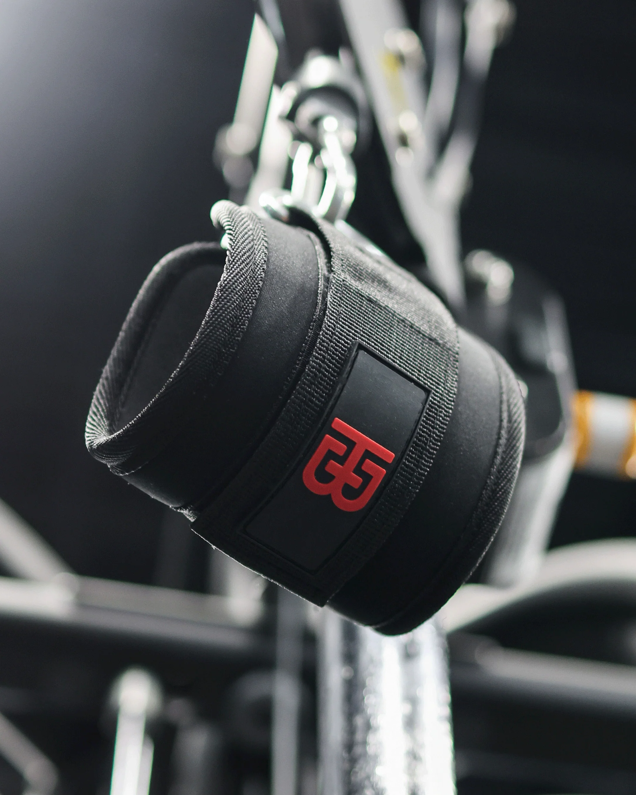 Neoprene Lifting Cuffs Black - Image 3