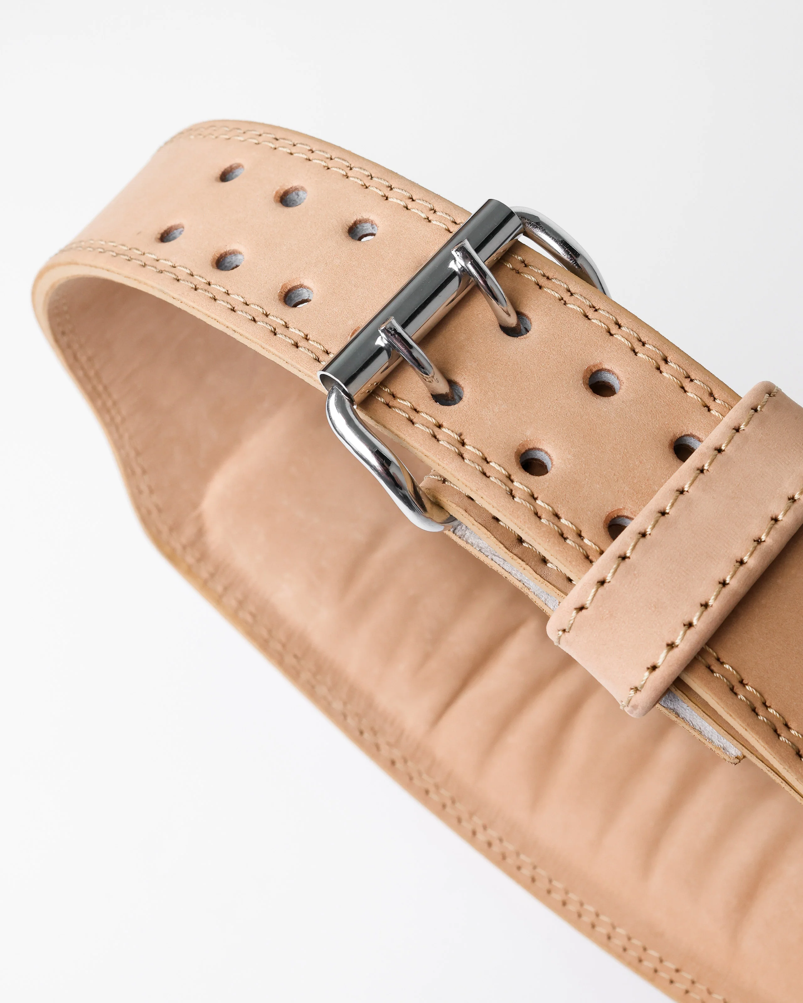 Bodybuilding Belt 10mm Tan - Image 3