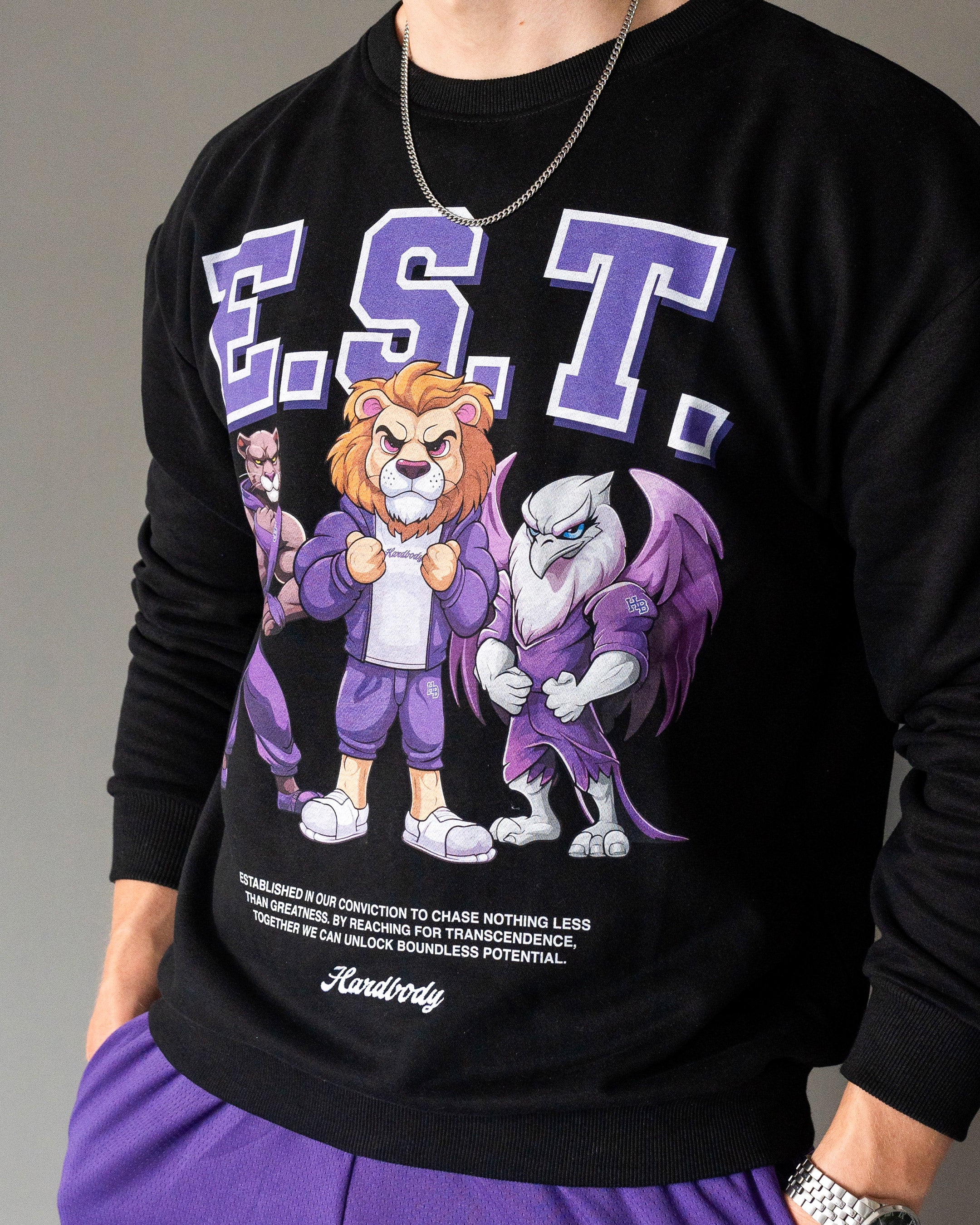 Establish Crew Neck Black - Image 4