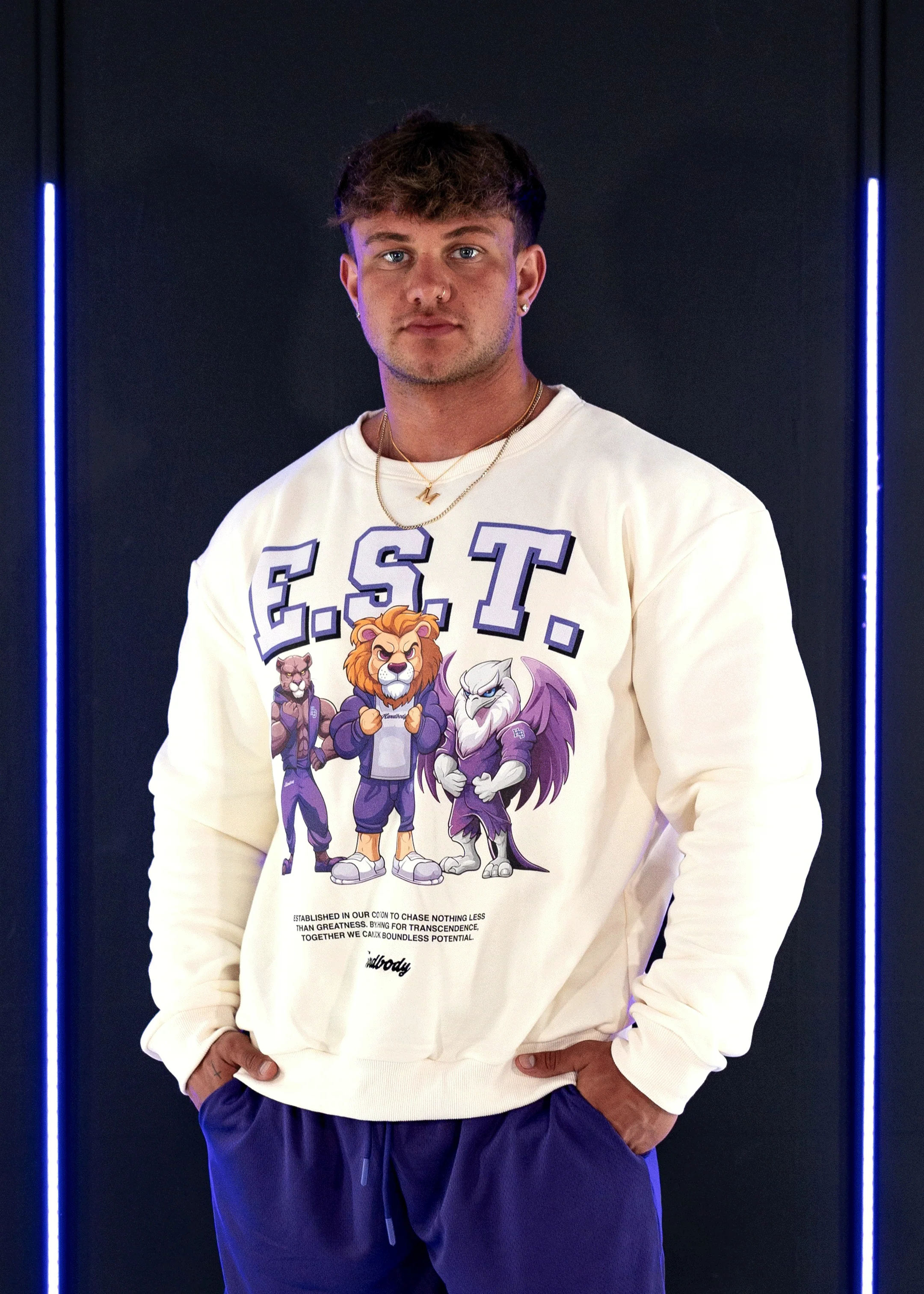 Establish Crew Neck Cream - Image 6