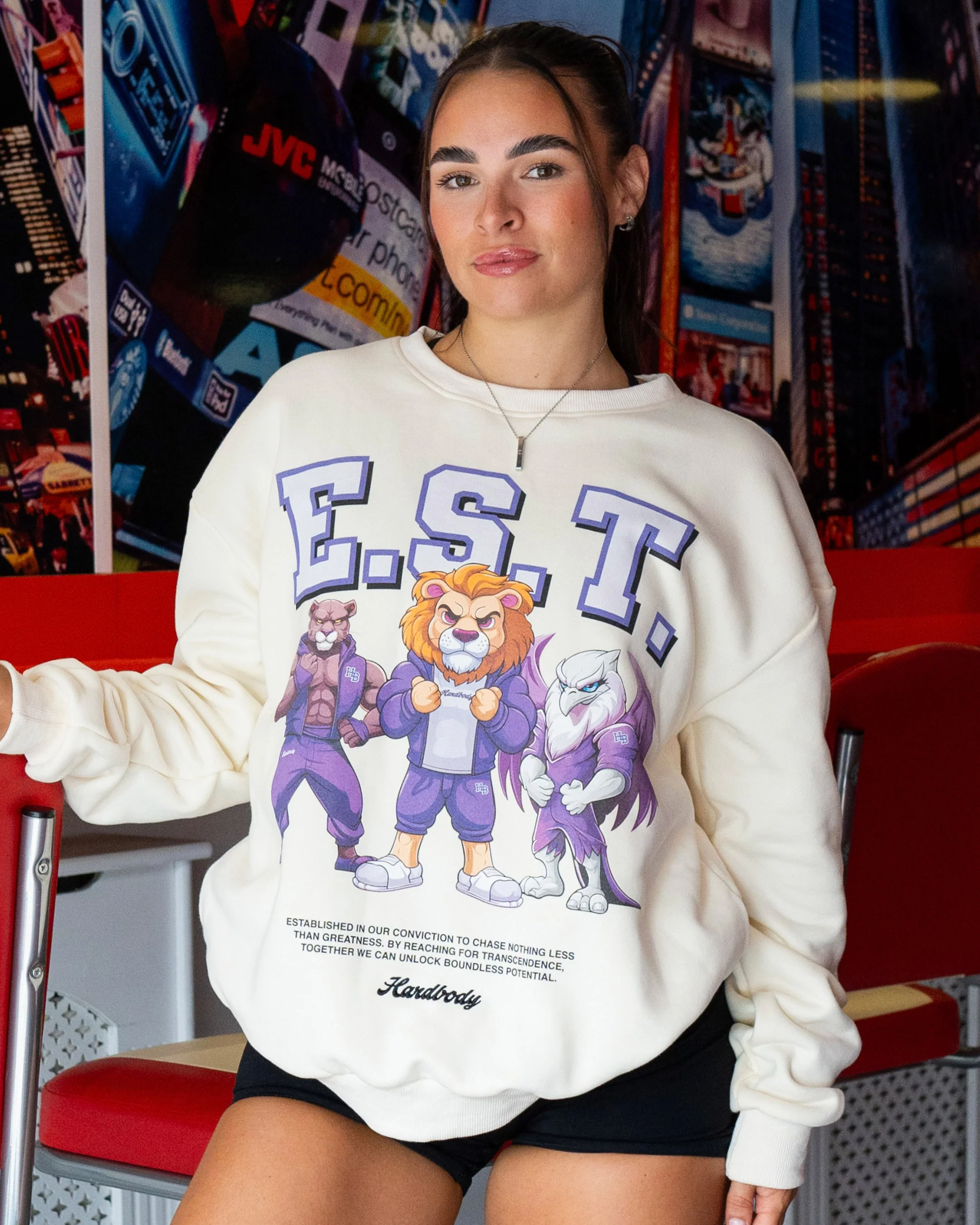Establish Crew Neck Cream - Image 7