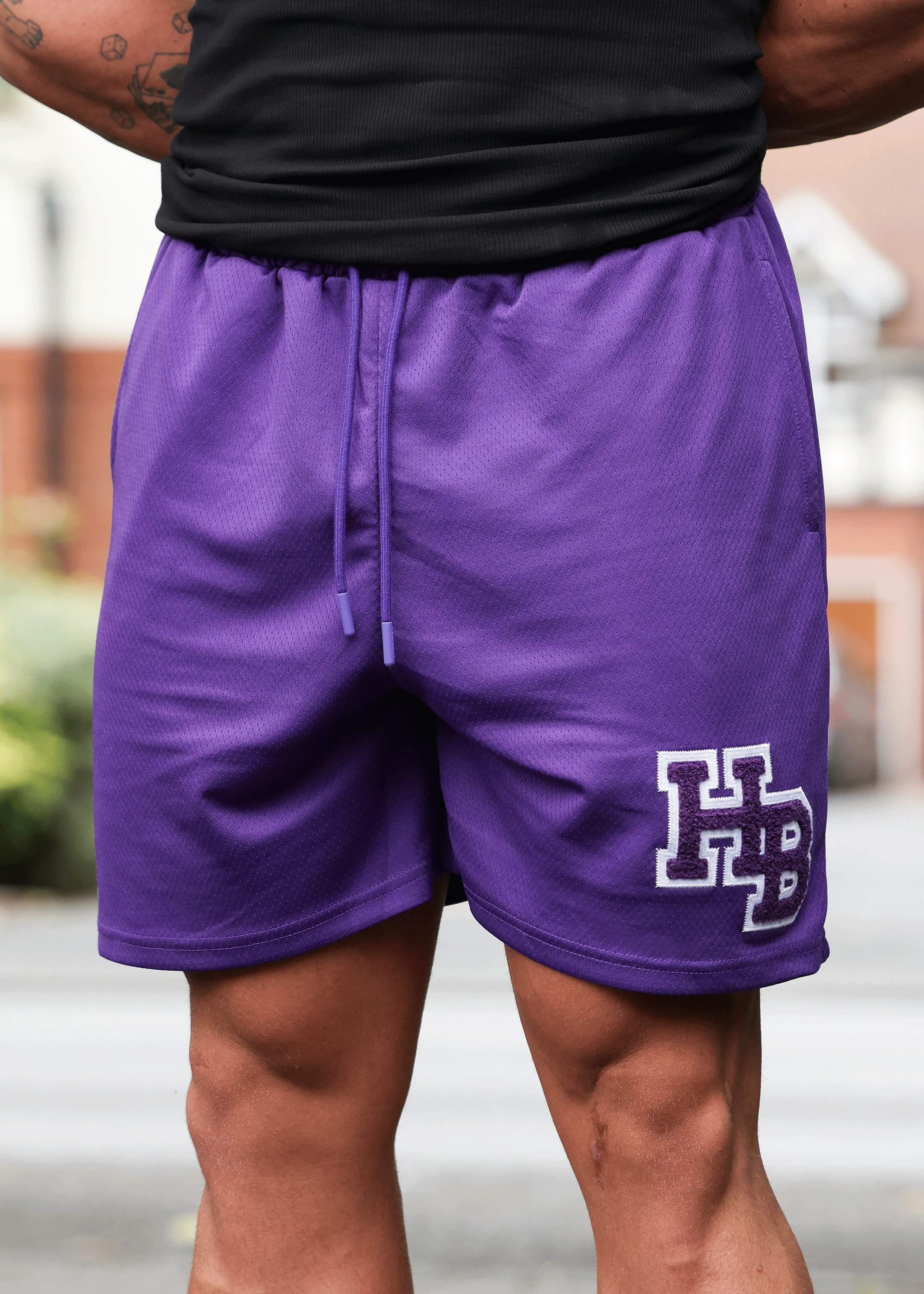 Establish Shorts Purple - Image 3