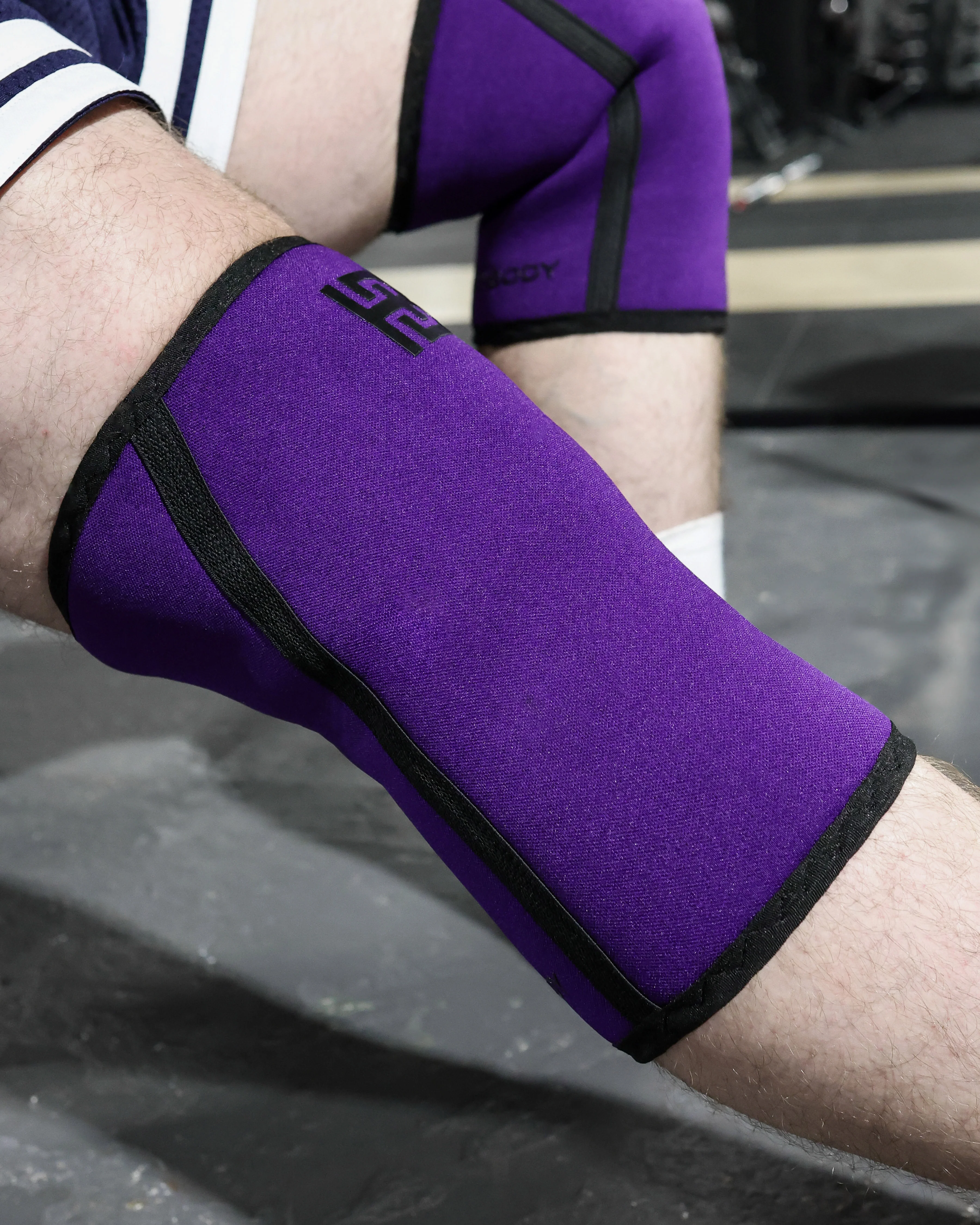 MVPRO Knee Sleeves 7mm Nether Purple - Image 6