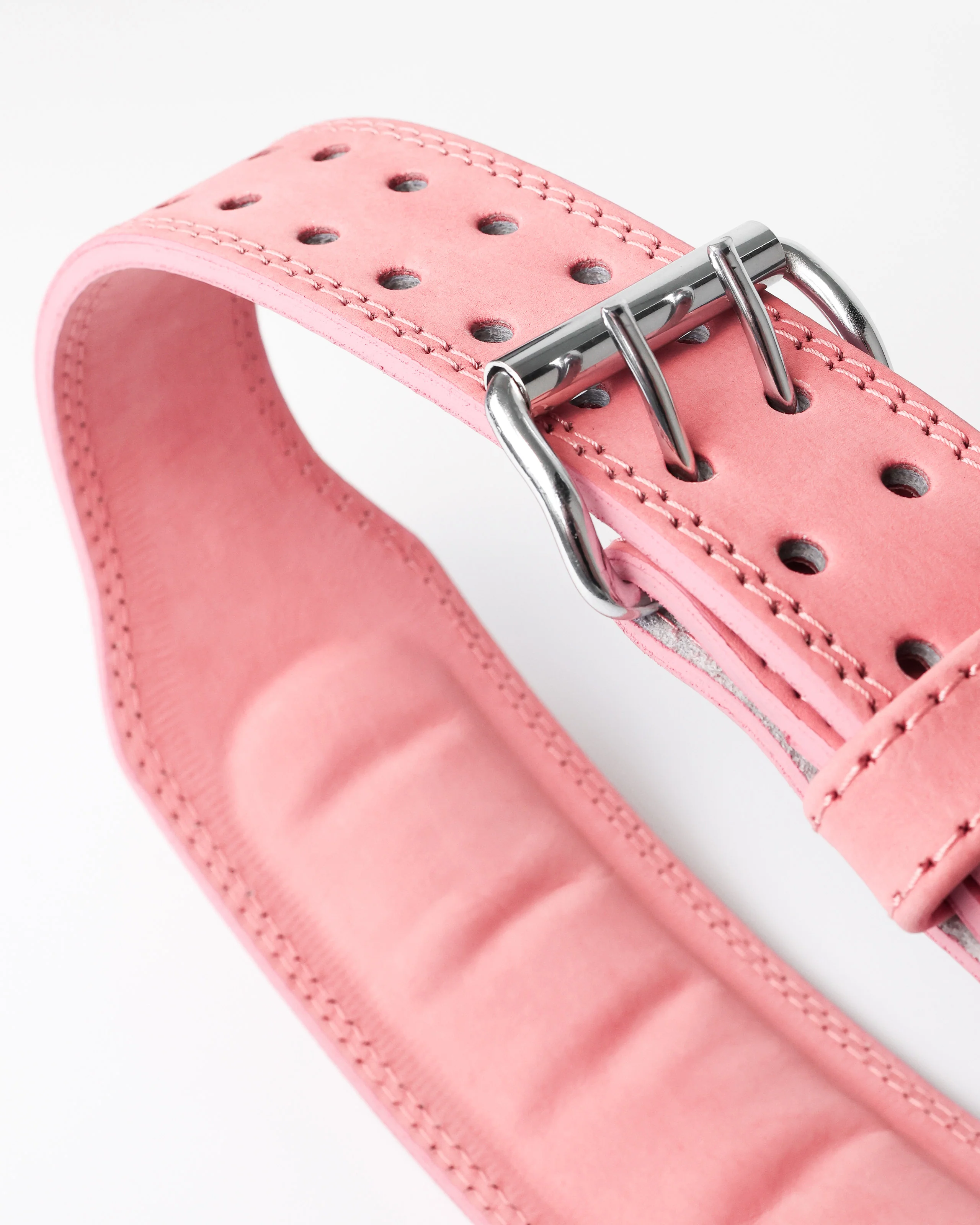 Bodybuilding Belt 10mm Pink - Image 3
