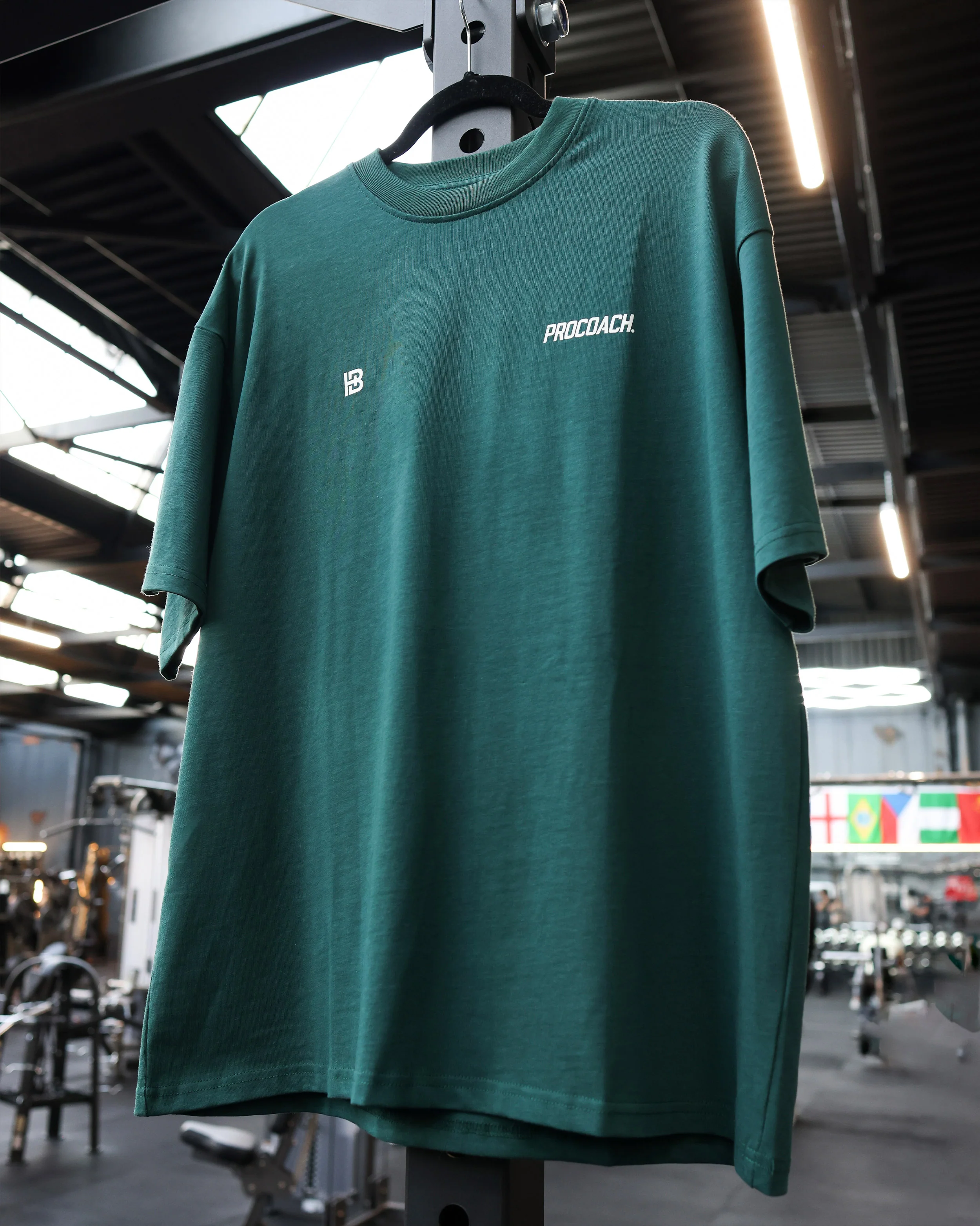 Procoach Born In Iron T-Shirt Evergreen - Image 4