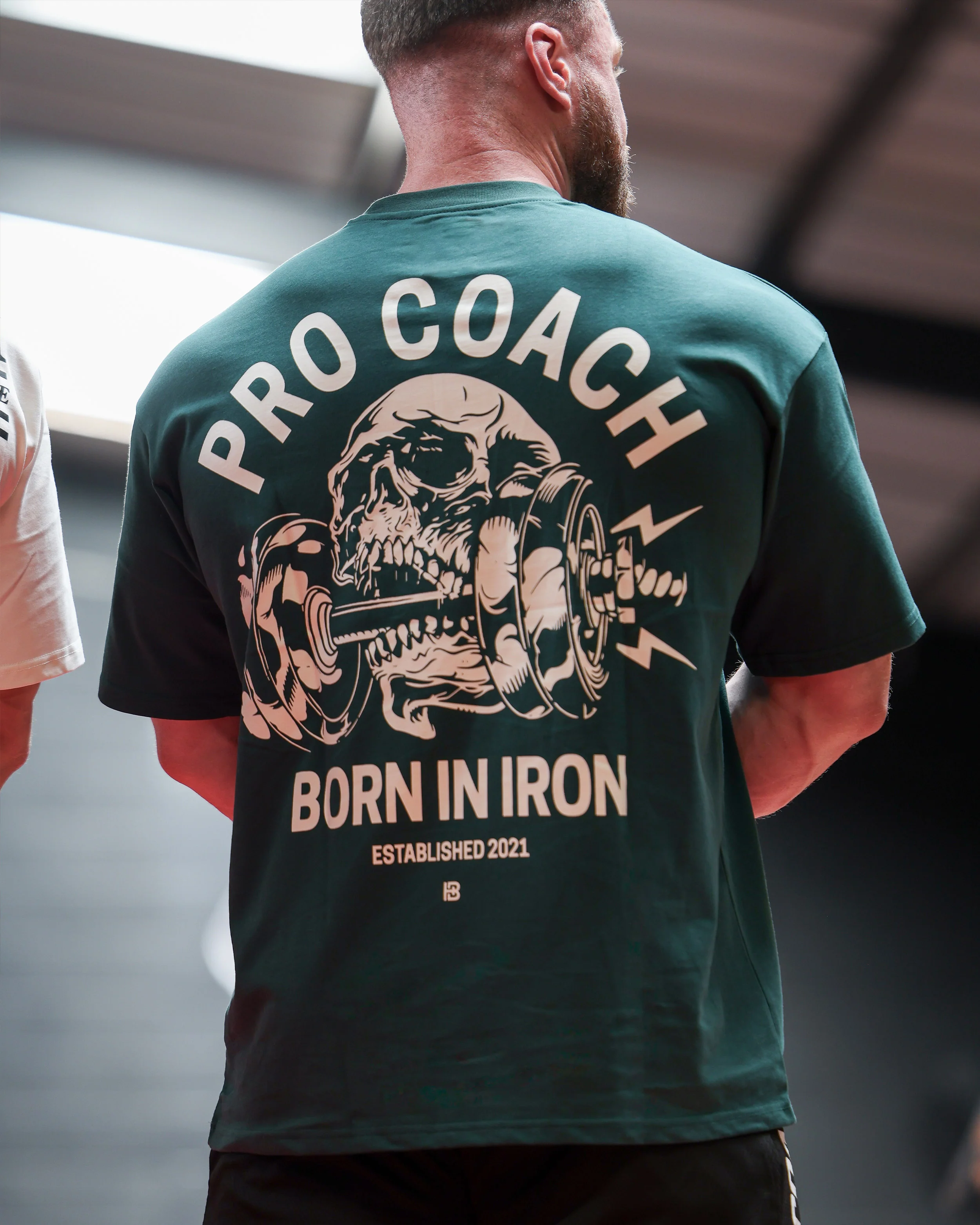 Procoach Born In Iron T-Shirt Evergreen - Image 5