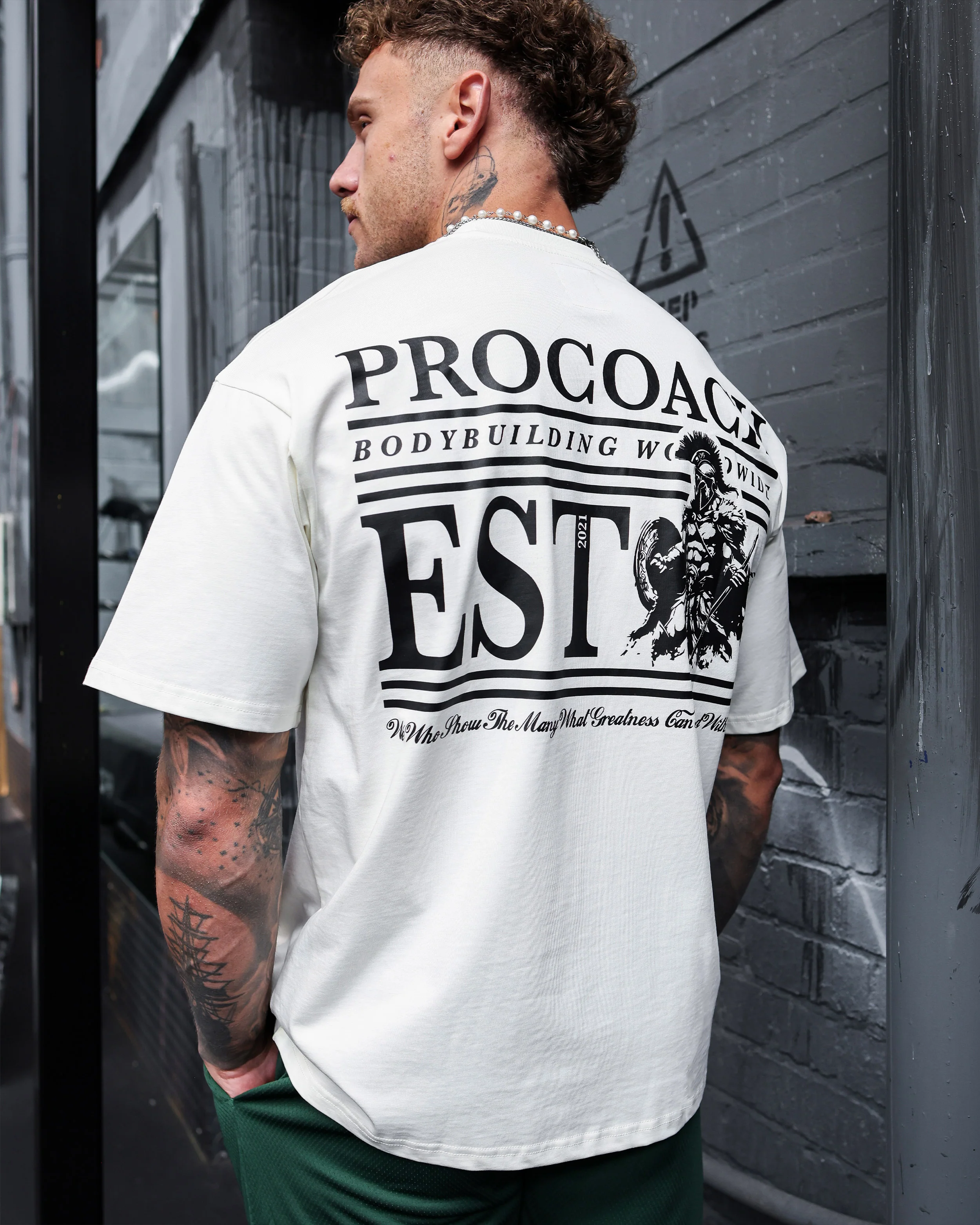 Procoach Empire T-Shirt Cream - Image 5