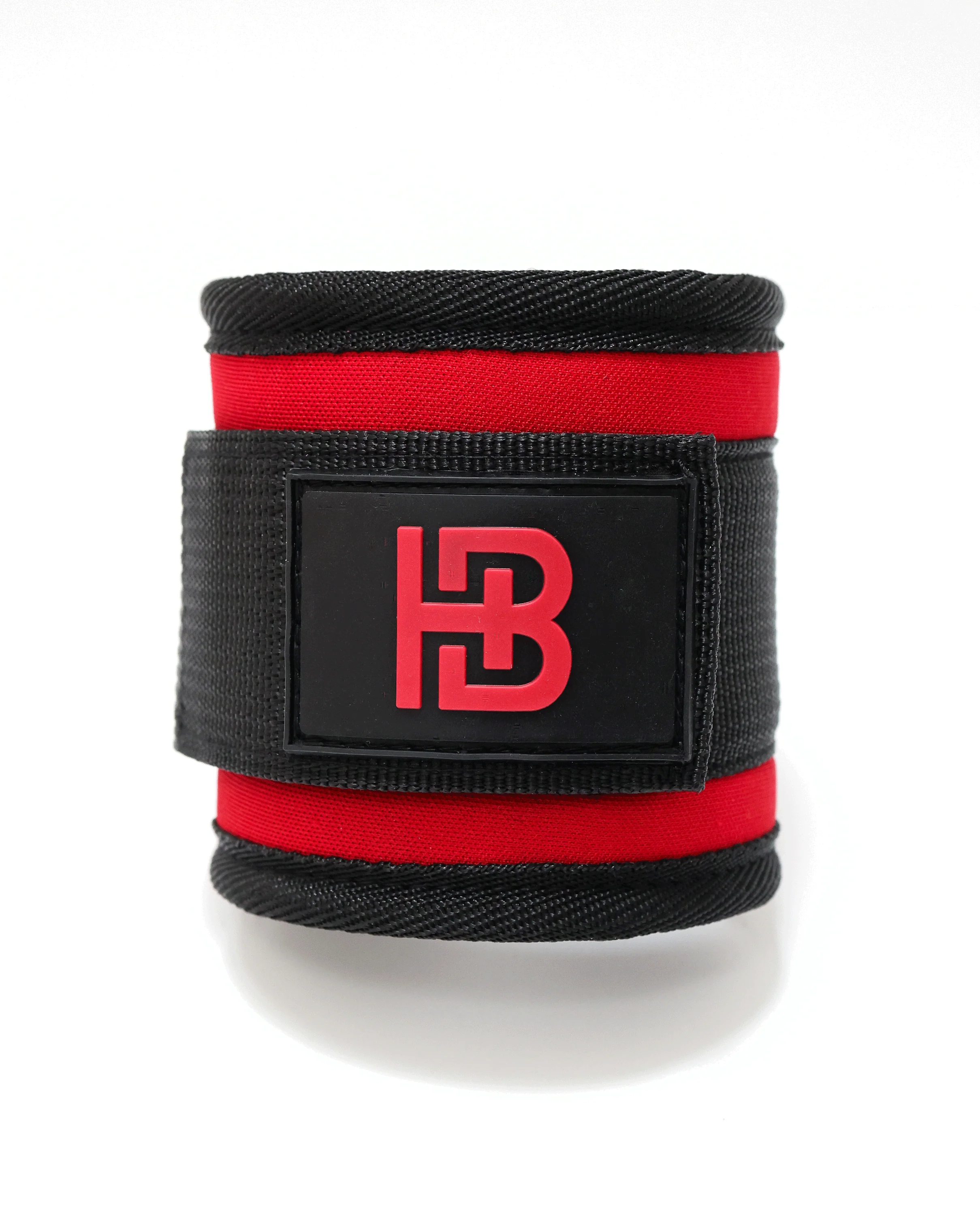 Neoprene Lifting Cuffs Red - Image 3