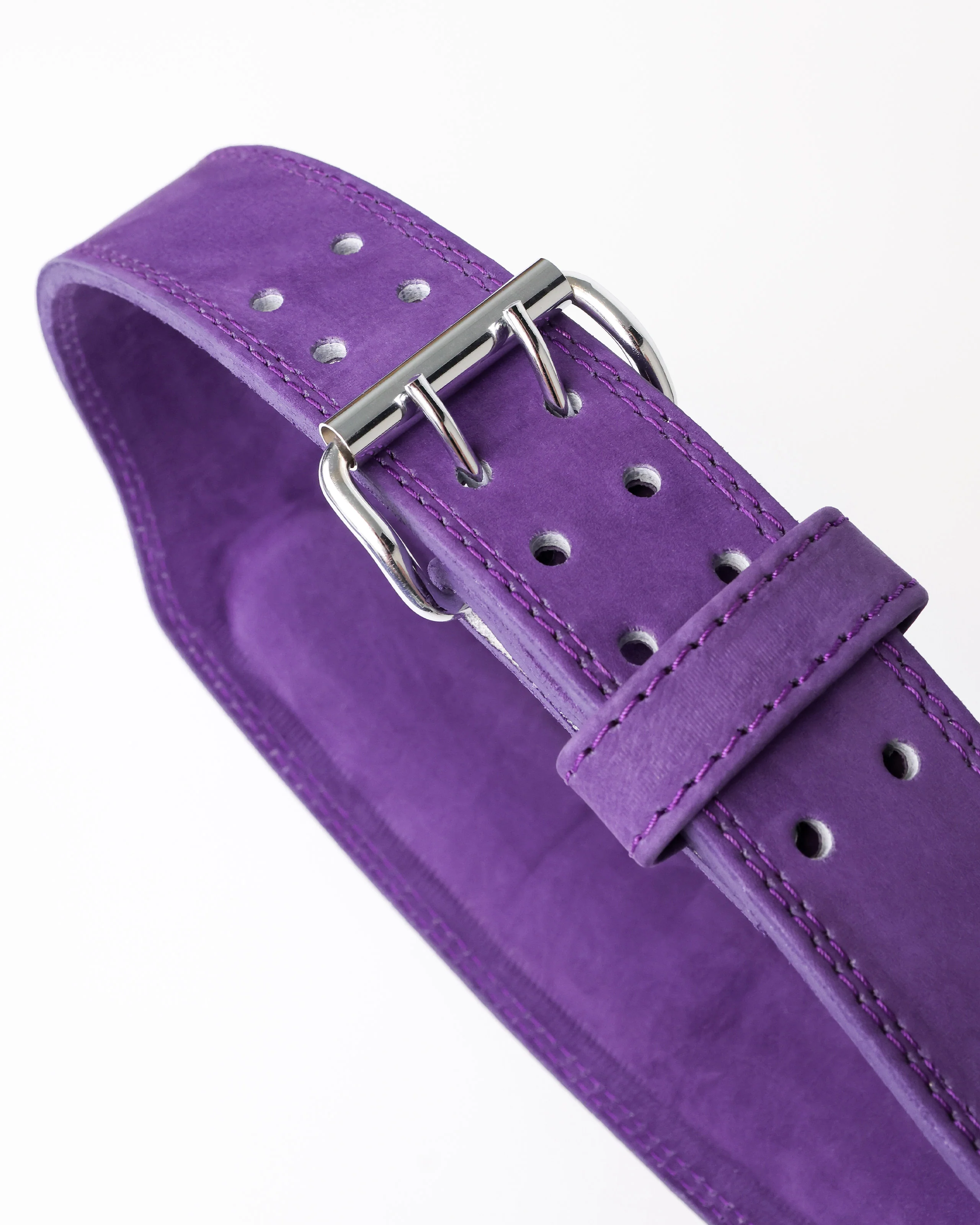Bodybuilding Belt 10mm Iris Purple - Image 3