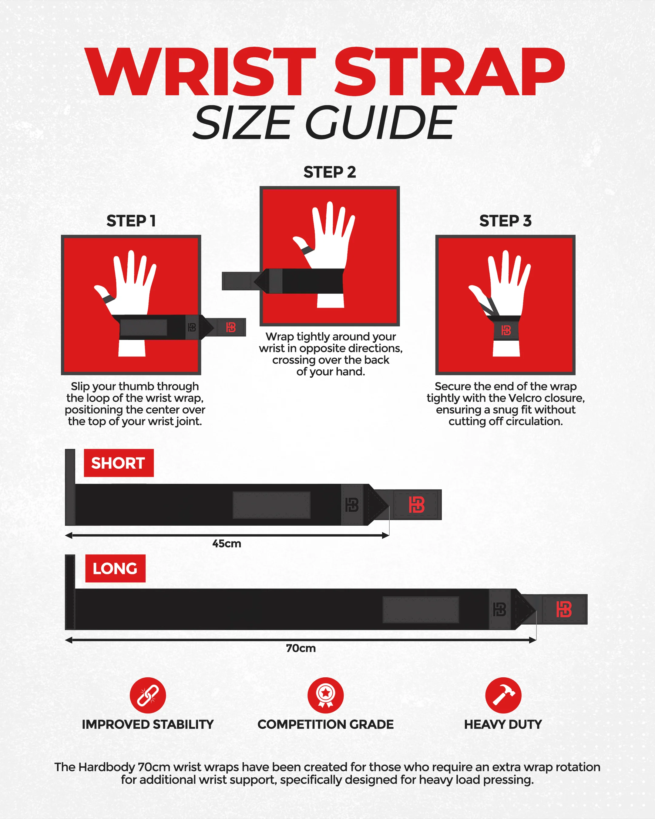 Wrist Wraps Classic Red - Image 9