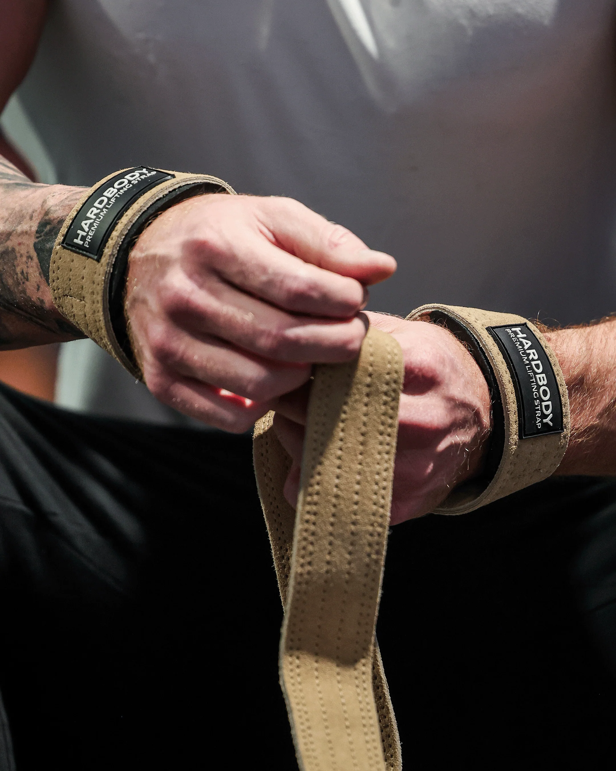 Premium Lifting Straps Sahara Tan - Image 3
