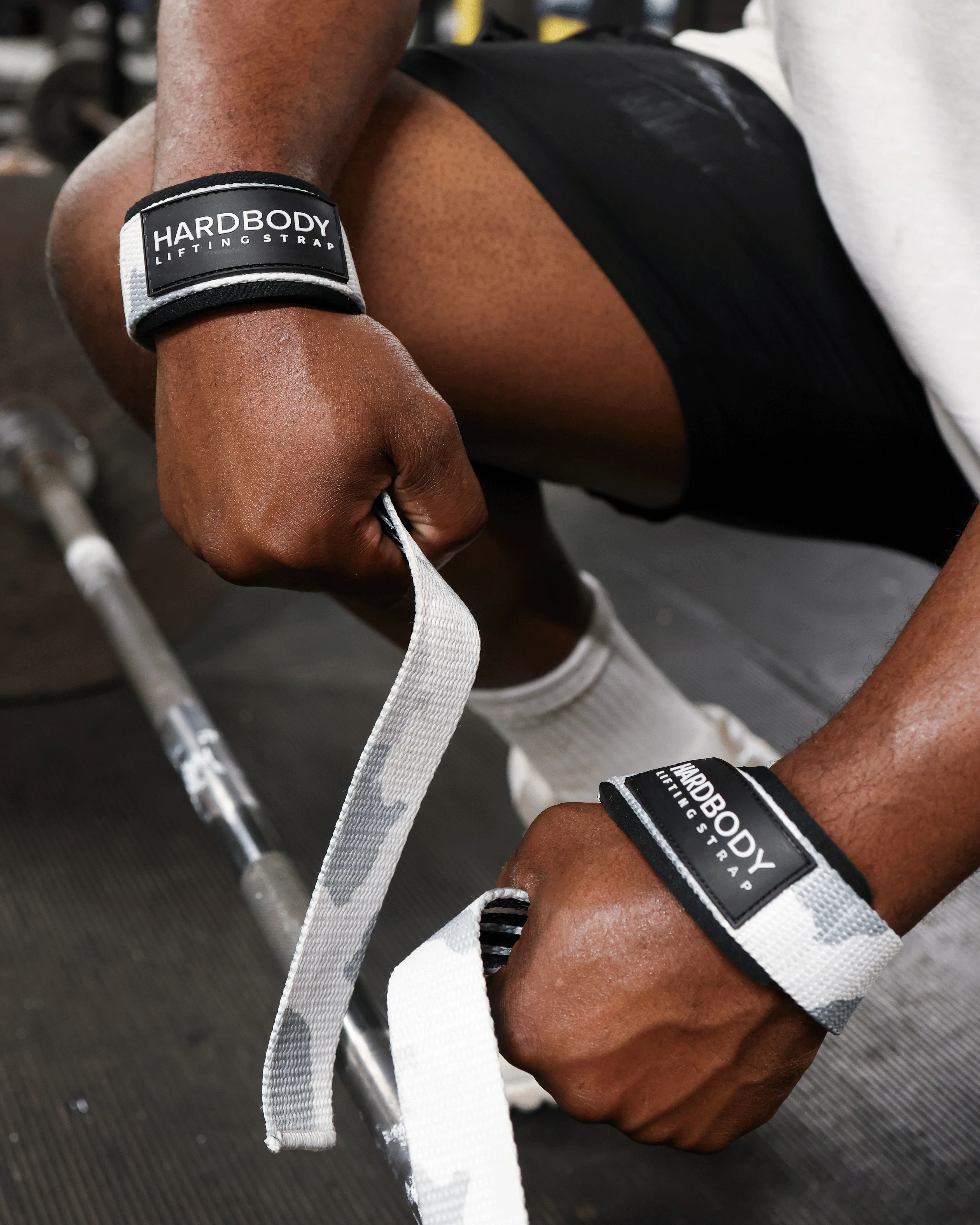 Lifting Straps Winter White - Image 5