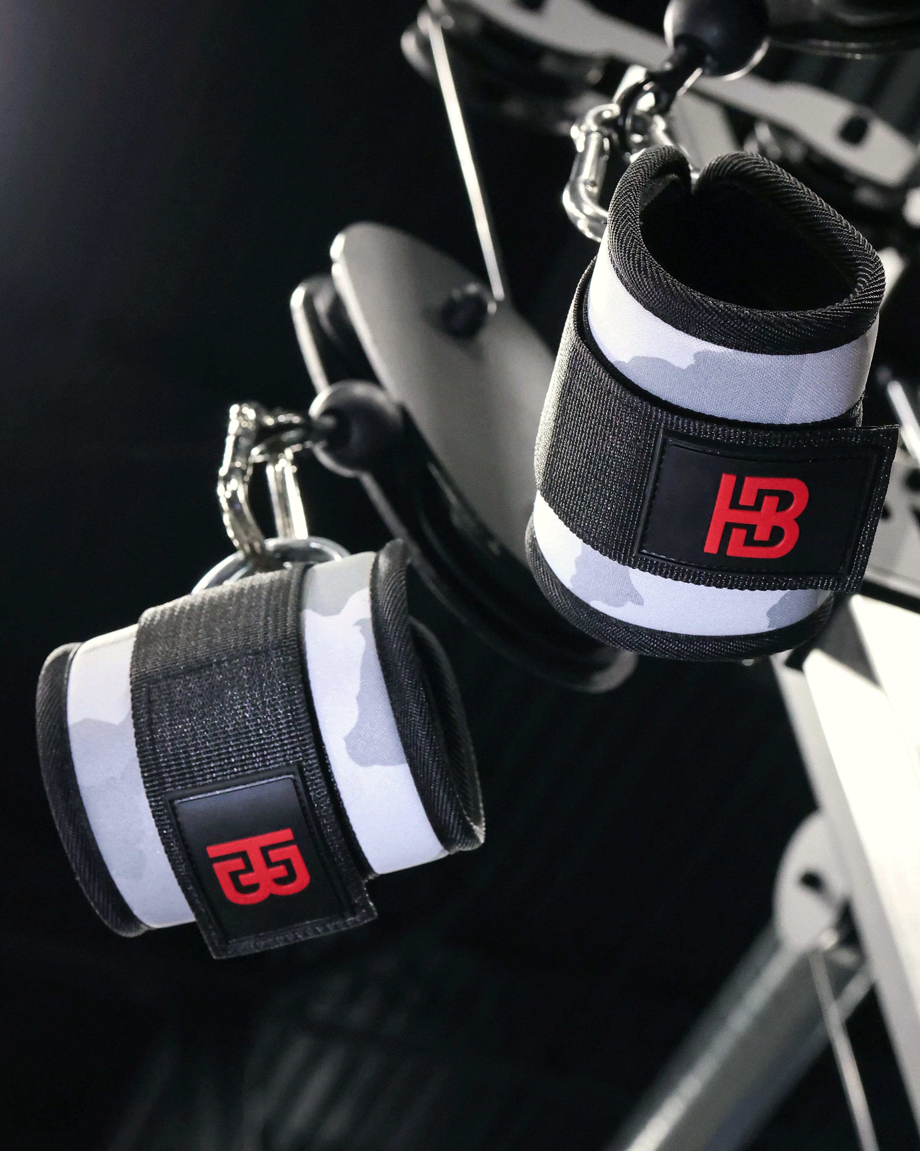Neoprene Lifting Cuffs Winter White - Image 6