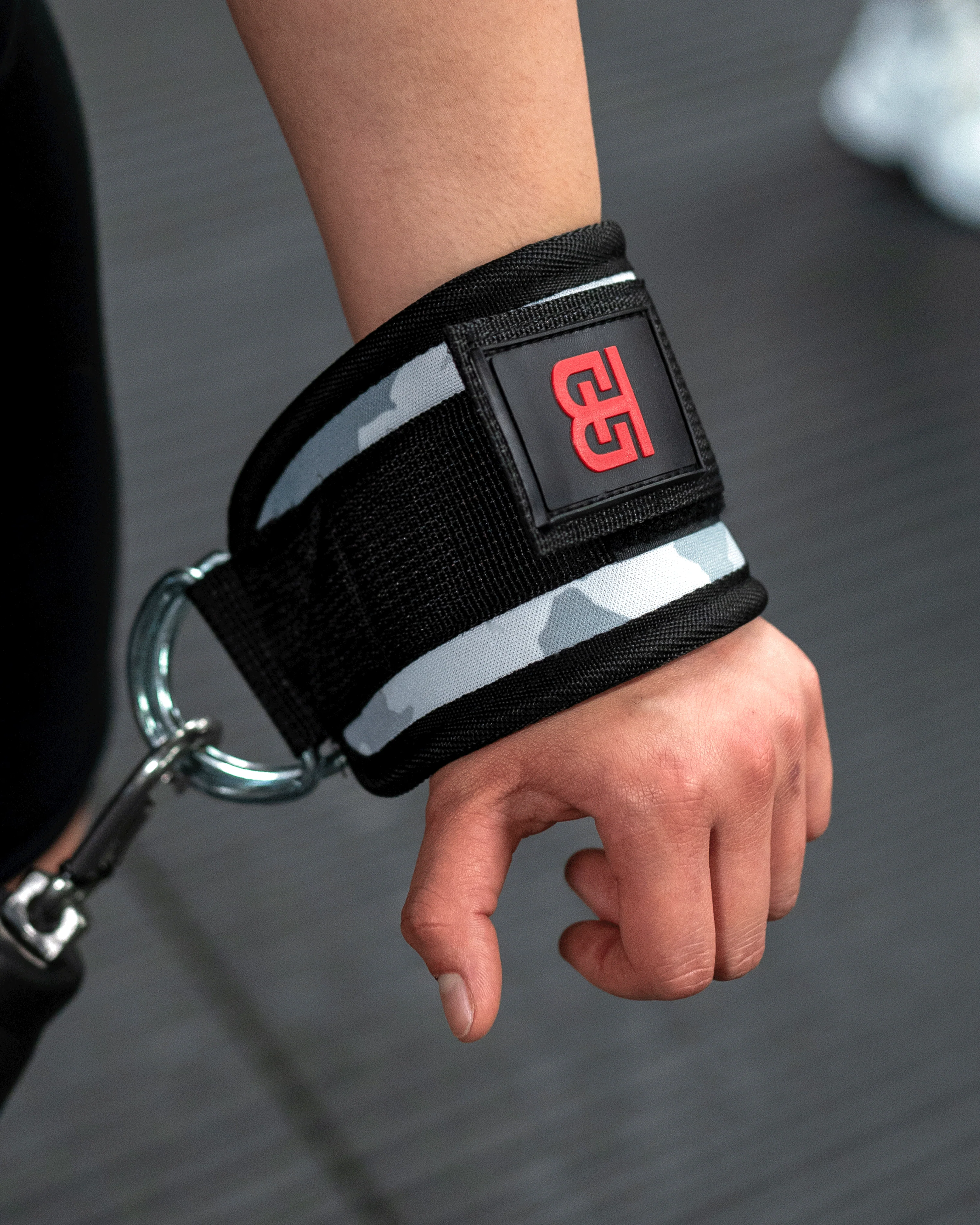 Neoprene Lifting Cuffs Winter White - Image 8